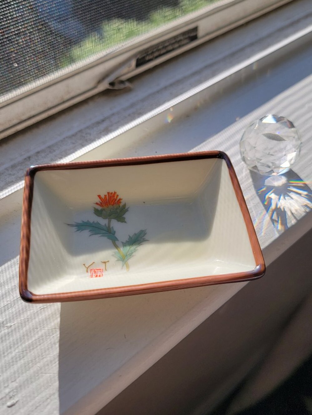-'.🏵️ Benihana ceramic soy sauce tray 🏵️.'-